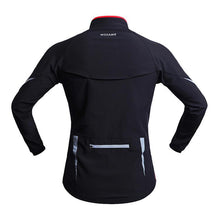 WOSAWE Warm Winter Fall Black Red Long Sleeve Cycling Jersey - enjoy-outdoor-sport