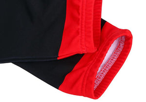 WOSAWE Black Red Long Sleeve Cycling Jersey Top - enjoy-outdoor-sport