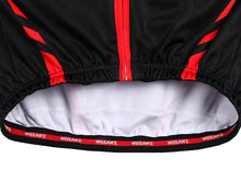 WOSAWE Black Red Long Sleeve Cycling Jersey Top - enjoy-outdoor-sport