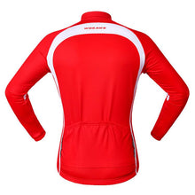 WOSAWE Comfortable Red Long Sleeve Cycling Jersey - enjoy-outdoor-sport