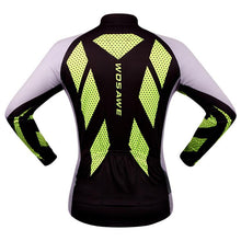 Green Black Long Sleeve Cycling Jersey Top - enjoy-outdoor-sport