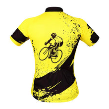 WOSAWE Black Green Short Sleeve Cycling Jersey - enjoy-outdoor-sport