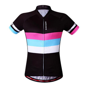 WOSAWE Colorful Short Sleeve Cycling Jersey - enjoy-outdoor-sport