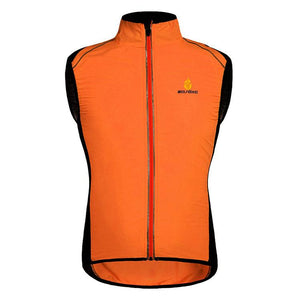 WOLFBIKE Yellow Sleeveless Cycling Jersey - enjoy-outdoor-sport