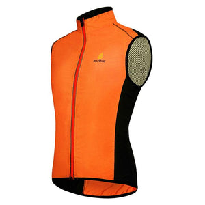 WOLFBIKE Yellow Sleeveless Cycling Jersey - enjoy-outdoor-sport