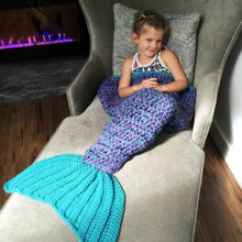 Child Mermaid Tail Blanket