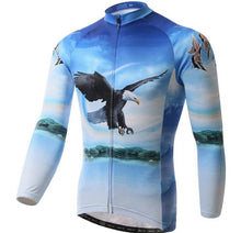 Blue Owl Long Sleeve Cycling Jersey Set - enjoy-outdoor-sport