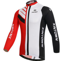 XINTOWN White and Red Long Sleeve Cycling Jersey Set - enjoy-outdoor-sport