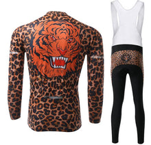 Powerful Tiger Long Sleeve Cycling Jersey Set - enjoy-outdoor-sport