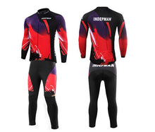 Black Red Long Sleeve Cycling Jersey Set - enjoy-outdoor-sport