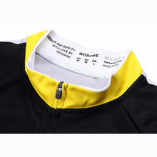 WOSAWE Black Yellow Long Sleeve Cycling Jersey Set - enjoy-outdoor-sport