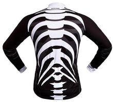 WOSAWE Bone White and Black Long Sleeve Cycling Jersey - enjoy-outdoor-sport