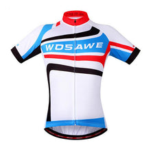 WOSAWE Green White Short Sleeve Cycling Jersey