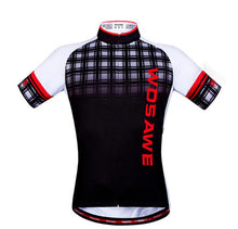 WOSAWE Blue Green Short Sleeve Cycling Jersey