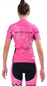 Tropical Racing Red Short Sleeve Cycling Jersey - enjoy-outdoor-sport