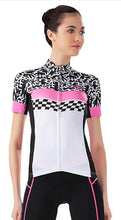 CHEJI White Black Short Sleeve Cycling Jersey - enjoy-outdoor-sport