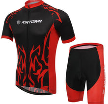 XINTOWN Red Black Short Sleeve Cycling Jersey Set - enjoy-outdoor-sport