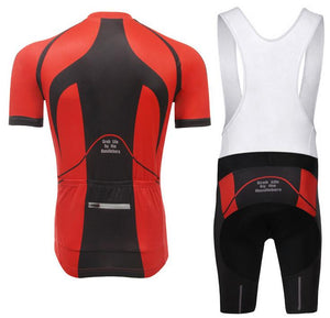 XINTOWN Red Black Short Sleeve Cycling Jersey Set - enjoy-outdoor-sport