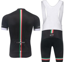 XINTOWN Italy Black Short Sleeve Cycling Jersey Set - enjoy-outdoor-sport