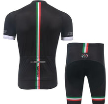 XINTOWN Italy Black Short Sleeve Cycling Jersey Set