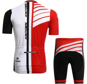 XINTOWN White Red Short Sleeve Cycling Jersey Set - enjoy-outdoor-sport