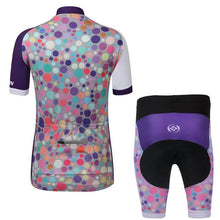 XINTOWN Colorful Dot Short Sleeve Cycling Jersey Set - enjoy-outdoor-sport