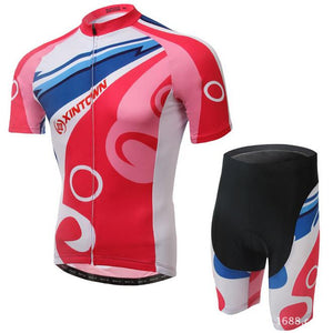 XINTOWN Red White Short Sleeve Cycling Jersey Set - enjoy-outdoor-sport