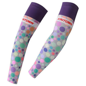 XINTOWN Colorful Dot Cycling Arm Warmers - enjoy-outdoor-sport