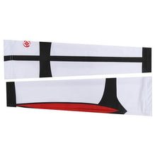 XINTOWN White Black Stripe Cycling Arm Warmers - enjoy-outdoor-sport