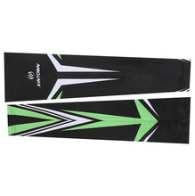 XINTOWN Black Green Stripe Cycling Arm Warmers - enjoy-outdoor-sport