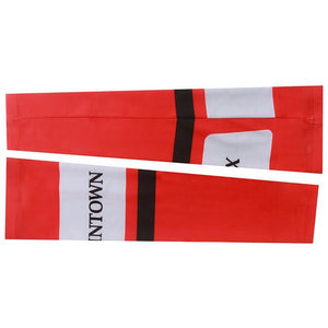 XINTOWN Red White Stripe Cycling Arm Warmers - enjoy-outdoor-sport