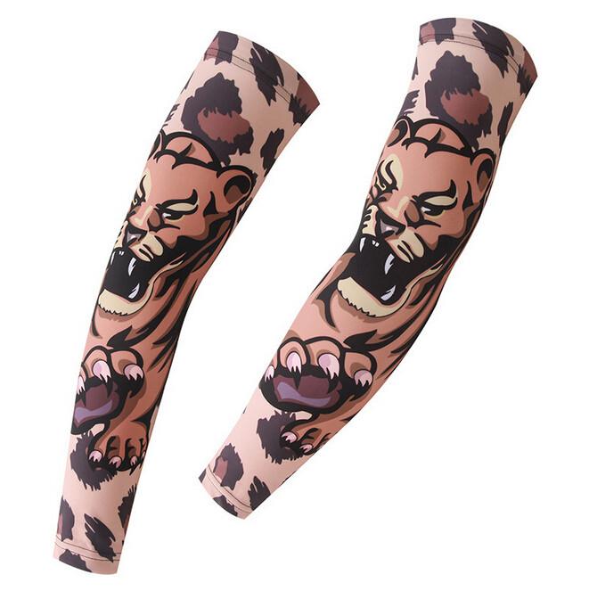 XINTOWN Fierce Leopard Cycling Arm Warmers - enjoy-outdoor-sport