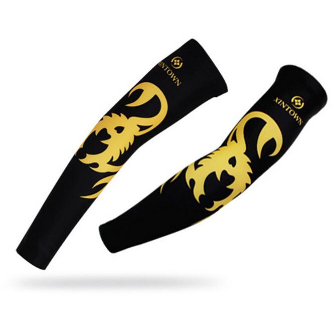 XINTOWN Yellow Scorpion Cycling Arm Warmers - enjoy-outdoor-sport