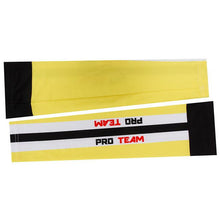 PRO TEAM Yellow Cycling Arm Warmers - enjoy-outdoor-sport