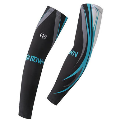 XINTOWN Black Blue Cycling Arm Warmers - enjoy-outdoor-sport