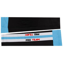 PRO TEAM Black Blue Cycling Arm Warmers - enjoy-outdoor-sport