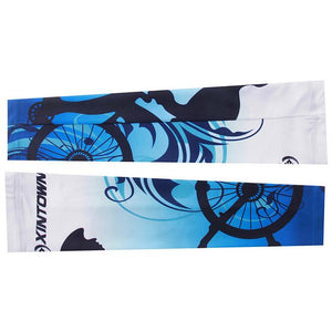 XINTOWN Blue Cyclist Cycling Arm Warmers - enjoy-outdoor-sport