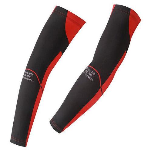 XINTOWN Red Black Cycling Arm Warmers - enjoy-outdoor-sport