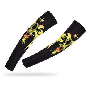 XINTOWN Yellow Ghost  Cycling Arm Warmers - enjoy-outdoor-sport