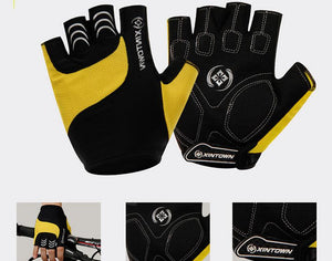 PRO TEAM Yellow Black Short Sleeve Cycling Full Set - enjoy-outdoor-sport