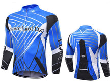 XINTOWN  Blue Black Long Sleeve Cycling Jersey - enjoy-outdoor-sport