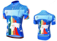 XINTOWN Blue Yellow Short Sleeve Cycling Jersey - enjoy-outdoor-sport