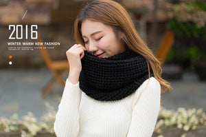 Neck Warmer Cowl Circle Scarf - Women's