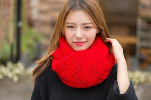 Neck Warmer Cowl Circle Scarf - Women's