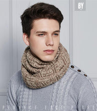 New 2017 Crochet Brown Scarf  for Men