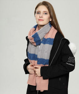 VIGROCK Stylish Patchwork Scarf for Women