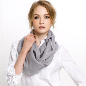 VIGROCK C15 Knit Wool Long Scarf For Women