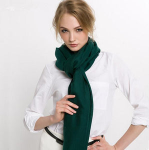 VIGROCK C15 Knit Wool Long Scarf For Women