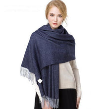 VIGROCK C17 Knit Wool Long Scarf for Women