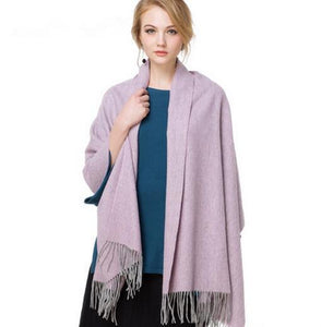 VIGROCK C17 Knit Wool Long Scarf for Women